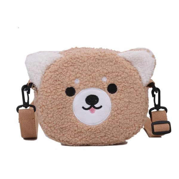 Autumn and Winter New Cute Doll Women's Shoulder Bag Fashion Foreign Style Crossbody Small Round Bag Student Mobile Phone - Image 5