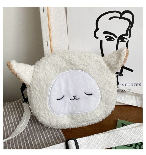 Autumn and Winter New Cute Doll Women's Shoulder Bag Fashion Foreign Style Crossbody Small Round Bag Student Mobile Phone - Image 6