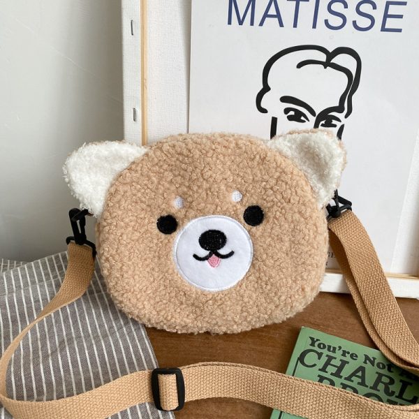 Autumn and Winter New Cute Doll Women's Shoulder Bag Fashion Foreign Style Crossbody Small Round Bag Student Mobile Phone