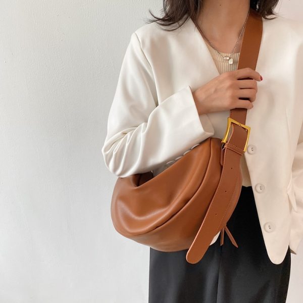 Crossbody Bags for Women Large Capacity Luxury Handbags Solid Soft Shoulder Bags Female Casual Travel Hobos Bag Vintage Sac New - Image 4
