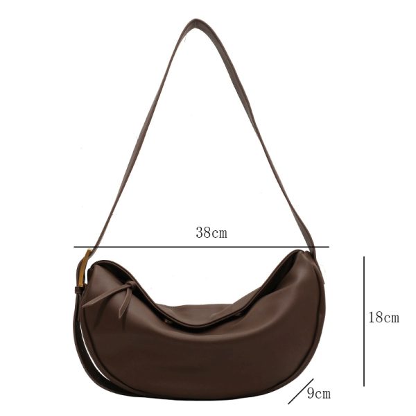 Crossbody Bags for Women Large Capacity Luxury Handbags Solid Soft Shoulder Bags Female Casual Travel Hobos Bag Vintage Sac New - Image 5