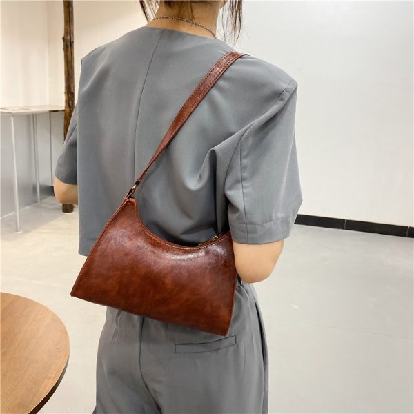 Fashion Exquisite Shopping Bag Retro Casual Women Totes Shoulder Bags Female Leather Solid Color Chain Handbags for Women 2022 - Image 3