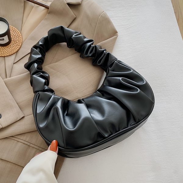 Folds Cloud Shoulder Bag Underarm Bag French Niche Texture Popular Pleated Small Bag Female 2022 New Trend Handbag Bag for Women