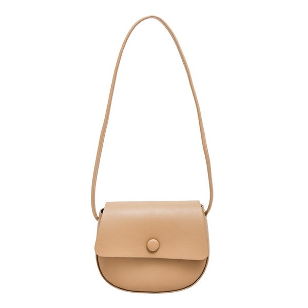 Korean New Summer Women's Bag Simple Pure Color Small Fresh Personality Fashion Bag One Shoulder Crossbody Women's Bag - Image 5