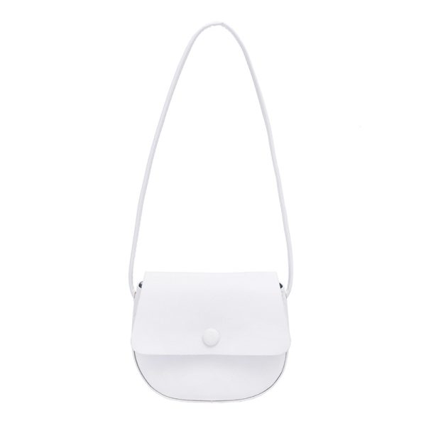 Korean New Summer Women's Bag Simple Pure Color Small Fresh Personality Fashion Bag One Shoulder Crossbody Women's Bag - Image 6