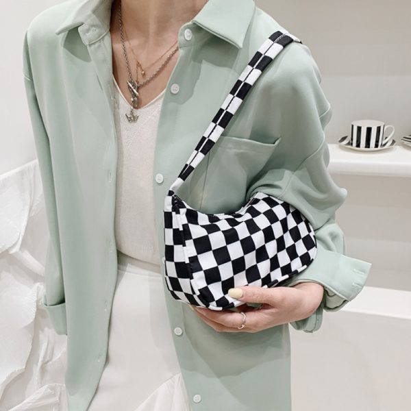 New Fashion Animal Pattern Print Women Shoulder Bag Casual Nylon Butterfly Leopard Zebra Cow Print Women Handbag Underarm Bags - Image 5