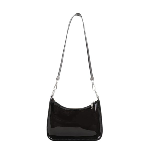 New Small Transparent Bag Women's Bag 2022 Summer New Fashion Korean Fashion Crossbody Bag Western Single Shoulder Underarm Bag