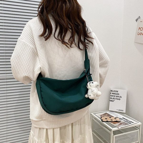 Nylon Shoulder Bag for Women 2022 Large Capacity New Fashion Versatile Simple Fashion Casual Crossbody Bag Armpit Bag - Image 3