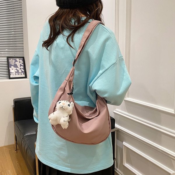 Nylon Shoulder Bag for Women 2022 Large Capacity New Fashion Versatile Simple Fashion Casual Crossbody Bag Armpit Bag - Image 4