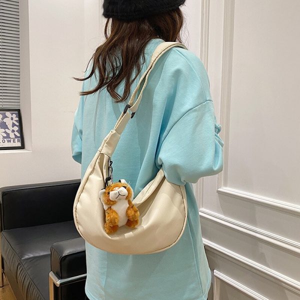 Nylon Shoulder Bag for Women 2022 Large Capacity New Fashion Versatile Simple Fashion Casual Crossbody Bag Armpit Bag - Image 6