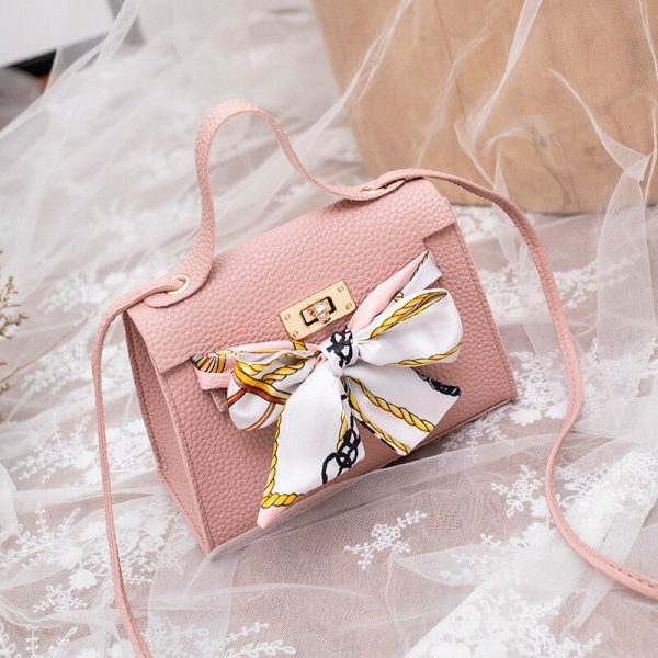 PU Leather Bow-Knot Shoulder Bag Messenger Purse Bag Women Single Strap Crossbody Handbag Purse Small 5 Colors - Image 3
