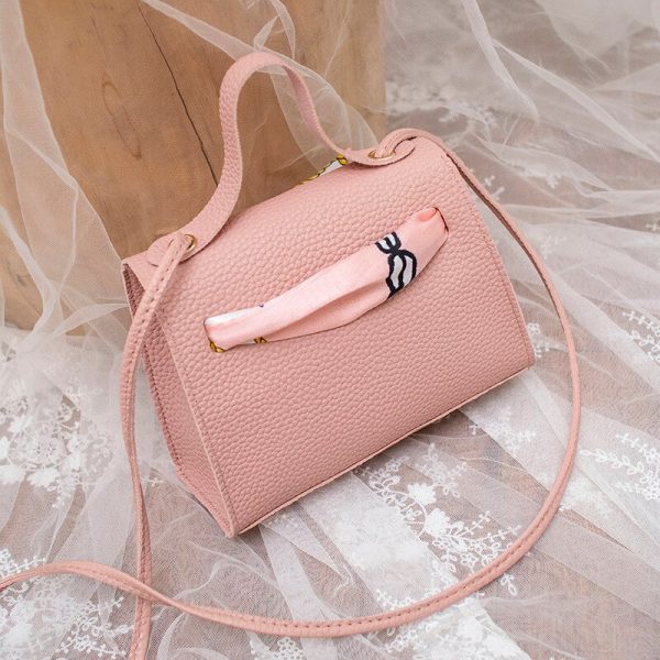 PU Leather Bow-Knot Shoulder Bag Messenger Purse Bag Women Single Strap Crossbody Handbag Purse Small 5 Colors - Image 4