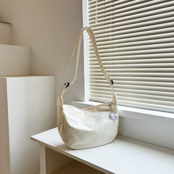Shoulder Bags Women Solid Harajuku All-match Simple Multifunction Ulzzang Handbags Large Capacity Hobos Cross-body Bag Teens - Image 6
