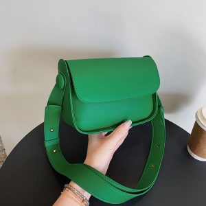 Small Bag Women's 2022 Spring and Summer New Niche Design Casual Messenger Bag Pu Leather Small Square Bag Shoulder Underarm Bag
