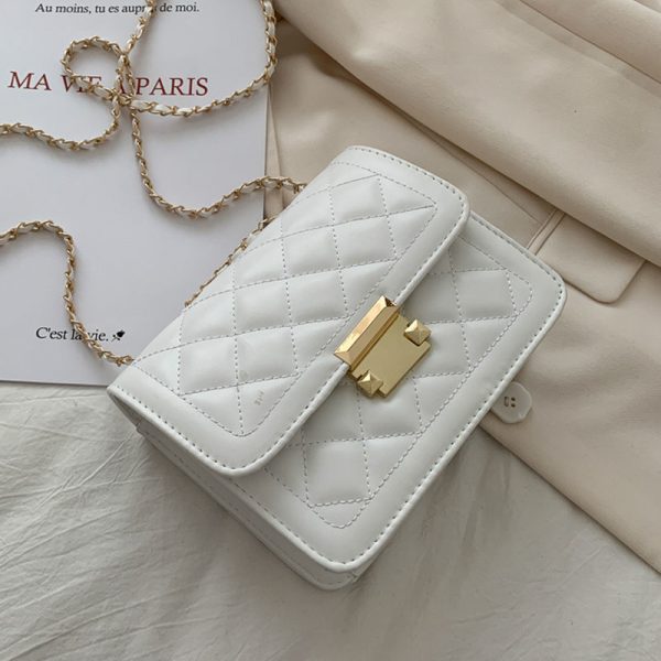 Summer Small Bag Female Bag 2021 Internet Celebrities New Trendy Fashion Rhombus Chain Bag Ins Shoulder Messenger Bag