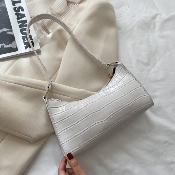 Women's Exquisite Shopping Bag Tote Shoulder Bag Fashion Retro Casual Female Leather Solid Color Chain Handbag for Women 2022 - Image 3