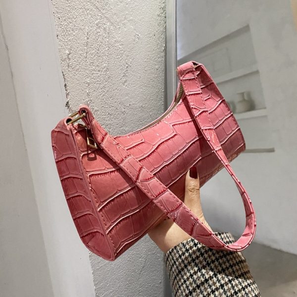 Women's Exquisite Shopping Bag Tote Shoulder Bag Fashion Retro Casual Female Leather Solid Color Chain Handbag for Women 2022 - Image 6
