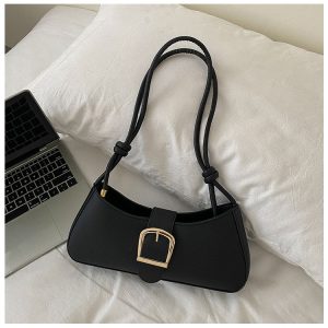 Women's Shoulder Bag Solid Color Popular Small Bag Trend Summer 2022 New Trendy Crossbody Bag Texture Shoulder Underarm Bag